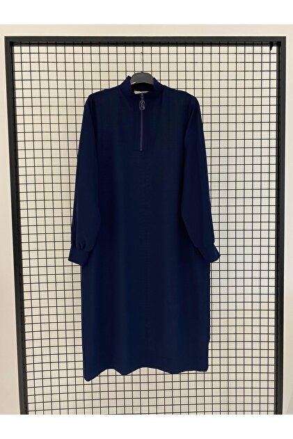 に　Tニット S Armine TREND 26YT445 Yarım Fermuar Detay Yazlık Tunik - Fiyatı