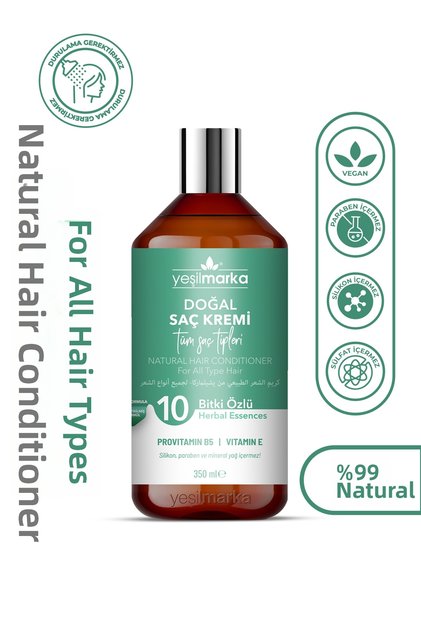 Natural Hair Conditioner - for All Hair Types (Frizzy - Damaged - Dull Hair) Leave-In Conditioner