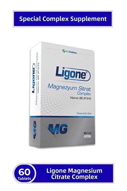 Magnesium Citrate Complex 60 Tablets |   Magnesium Citrate Mineral Supplement Tablets