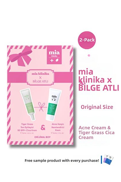 Anti-Acne and Tone Equalizing Cica Cream X Bilge Atlı Set