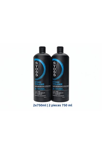Intense Volume Shampoo for Thin and Volume-Less Hair 2X750 ml