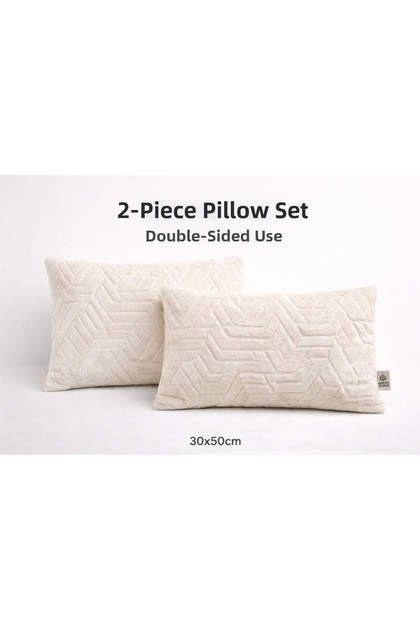 Wellsoft Cushion Cover 30X50 cm Set of 2 Reversible Set of Invisible Zipper Decorative Cushion