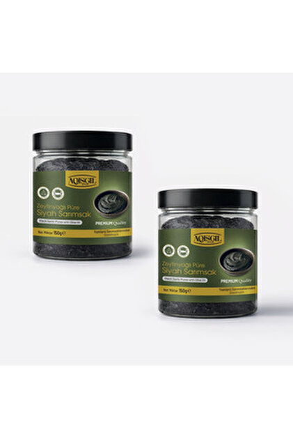 AQISGIL ÇİFTLİĞİ Taşköprü Zeytinyağlı Siyah Sarımsak Püresi 150gr