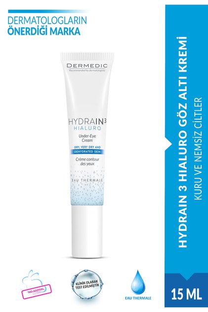 Hydraın3 Hıaluro Göz Altı Kremi 15ml