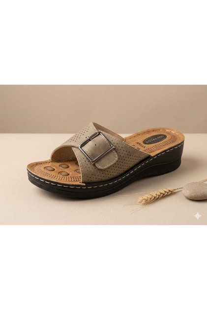 Fully Orthopedic Single Buckle Mom Slippers