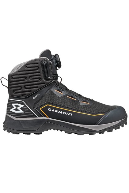 Bocanci trekking barbati Trace Mid Boa GTX-Negru/Portocaliu-40