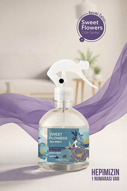 Bargello Sweet Flowers 485 ml Plastik Sprey Ortam Kokusu - Fiyatı