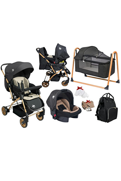 4 Baby Aqua Çift Yönlü Bebek Arabası Puset Çanta Beşik Fırsat Seti