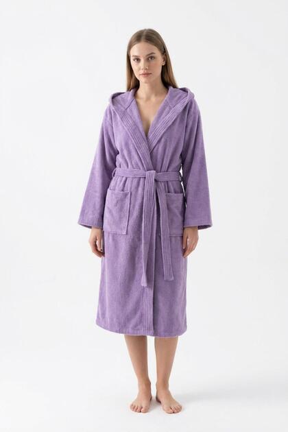 Cottonverse Hooded Bathrobe – 100% Cotton, Unisex