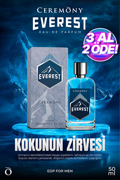 Ceremony Everest 50 ml Edp Erkek Parfüm - Fiyatı, Yorumları