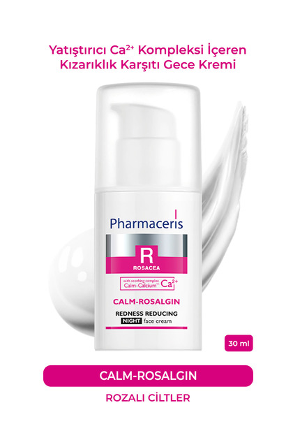 Calm-Rosalgin | Yatıştırıcı Ca2+ Kompleksi İçeren Kızarıklık Giderici Gece Kremi (30ml)