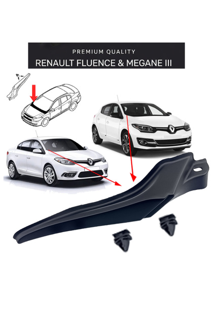 Renault Fluence, Megane 3 Uyumlu Ön Cam Sağ Izgara Bakaliti (2009-2016), 668620027R