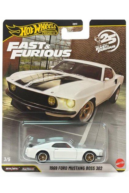 Hot Wheels Premium Fast and Furious 1969 Ford Mustang Boss 302 JHW72LA10