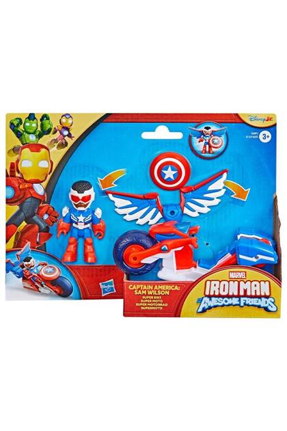 MARVEL Iron Man And His Awoesome Friends Araç Ve Figür Seti Sam