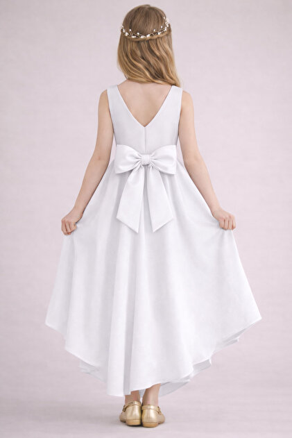 strapless open back dress 1950s Fern Embroidered Party Dress