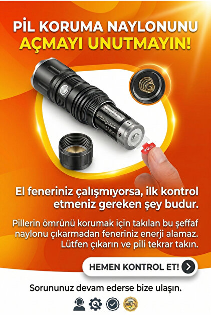 KLIGHT Su Sıçramasına Dayanıklı Şarjlı LED Outdoor Kafa Lambası KL