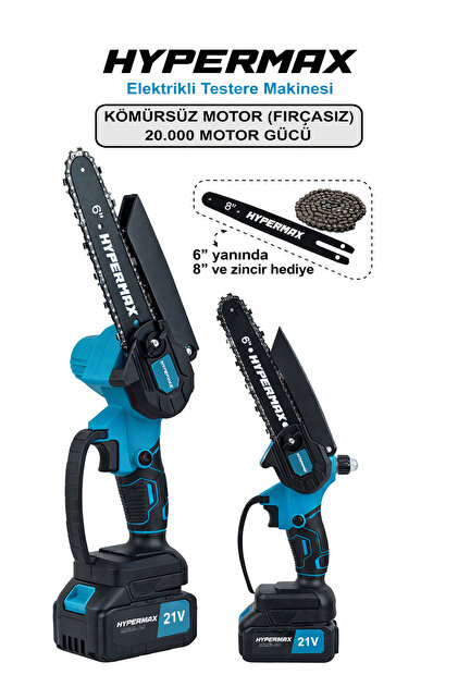 マックス　2つセット hypermax 2'li Set Kömürsüz Çelik Şanzıman Dal Budama Makası Ve Dal