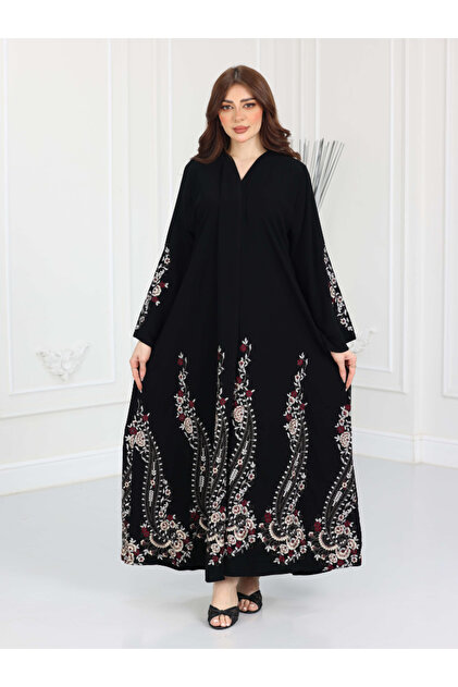 formal dresses in beaumont tx Abaya Inner Dress - FARES - Navy Blue - Twisted Design main image 1