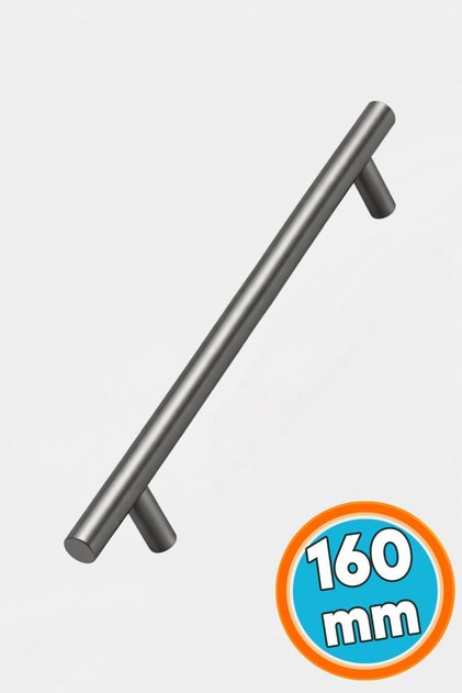 Furniture Kitchen Cabinet Drawer Cupboard Handle Handle Handles (1 Piece) Titanium Color 160mm 16cm Metal