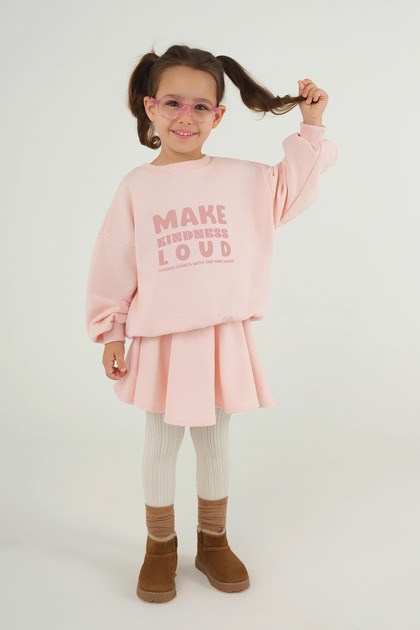 Flared Skirt Dusty Pink