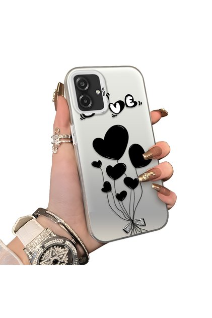 Samsung Galaxy A07 4G/A08 Case: Protective Silicone Phone Case with Bubble Pattern