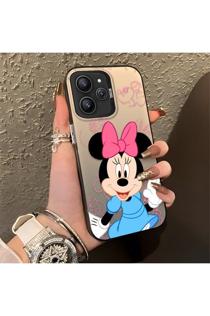 Redmi 12 4G/5G Compatible Stylish Minnie Mouse Patterned Shockproof Phone Case