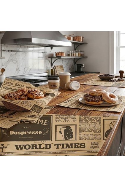 New Generation Presentation Paper, 50 Presentation Papers 35X26 cm Mixed Patterned American Table Runner