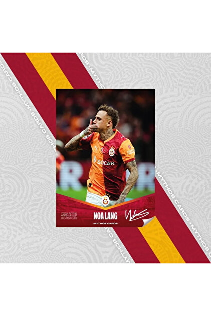 Galatasaray X JUVENTUS - NOA LANG İMZALI STATİK POSTER - Fiyatı