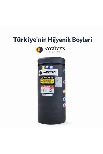 BOYLER 300 LT ÇİFT SERPANTİNLİ ( HİJYENİK,TERMOMETRELİ, REZİSTANS GİRİŞLİ,ANOT ÇUBUKLU)