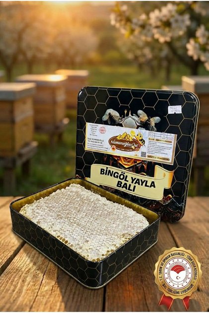 Bingöl Yayla Petek Balı 2 Kg Doğal Hakiki Yöresel Petek Balı