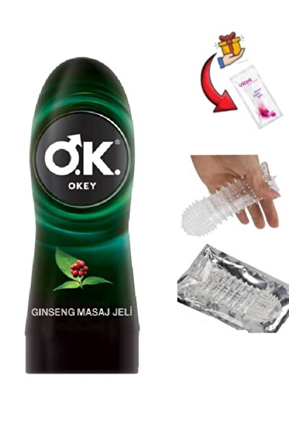 honey1028@即購入OK Okey 2in1 Aromasız Kayganlaştırıcılı Masaj Jel 200 ml x 1 ad+