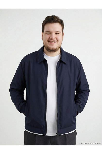 Men's Standard-Fit Shirt-Collar Coat