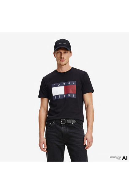 Tommy Hilfiger Flag Erkek Siyah T-Shirt - Fiyatı, Yorumları