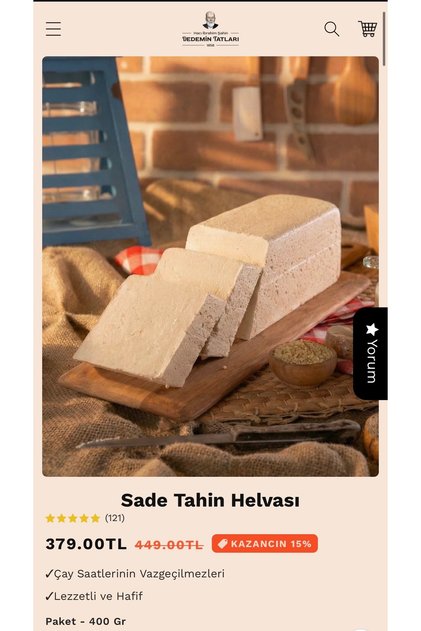 Sade Tahin helvası 400gr