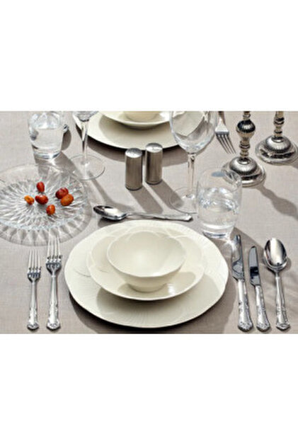 WHITE VEIL セット Porland Varia Alumilite 18 Parça 6 Kişilik Yemek Takımı - Fiyatı
