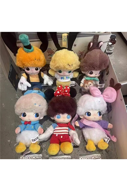 DIMOO マスコットセット GenelTedarik DIMOO WORLD SERİSİ BLIND BOX SÜRPRİZ FİGÜR PELUŞ