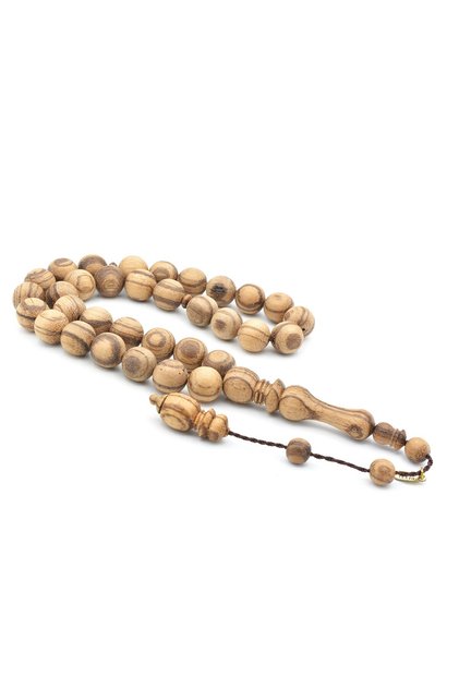 Hakkı Master Signed Sphere Cut Large Size Mis Scented Money Tree Rosary 12 mm
