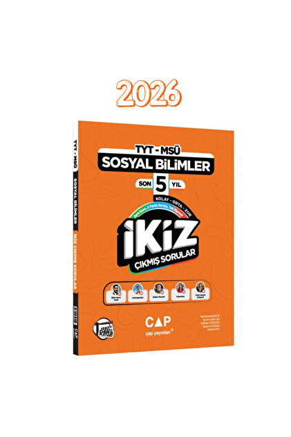 Çap Yayınları 2026 TYT MSÜ Sosyal Bilimler Ders Platosu Son 5 Yıl