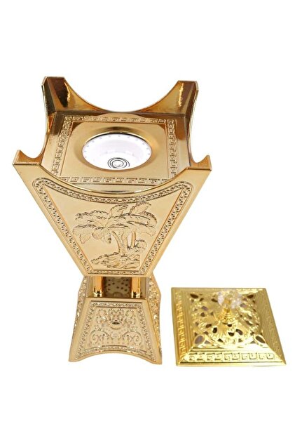 HITAM Gold Electronic Incense Burner – Model ZX-8070 for Home and