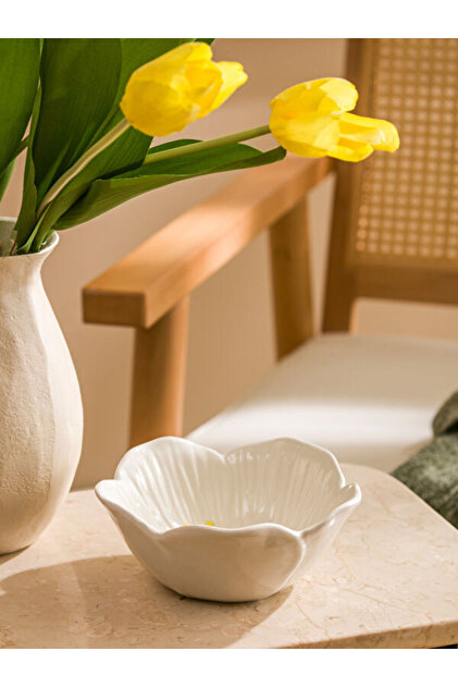 KIWAKOTO * 美品 BOTAN DISH 雪 ホワイト セット LC Waikiki Freezen Store'dan I Baskılı Seramik Kase 15 cm - Fiyatı