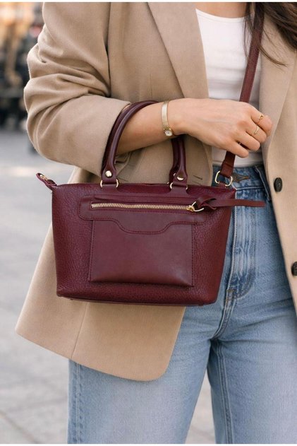 Women's Soft Faux Leather New Season Hand and Shoulder Bag