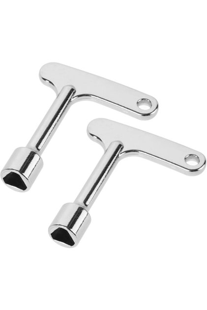 Gold Elevator Emergency Lift Door Release Lock Key ZincAlloy Spanner KeyUtility Service Key Triangul