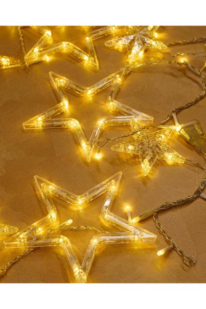 Warm White 3M 220V EU Plug Curtain String Lights