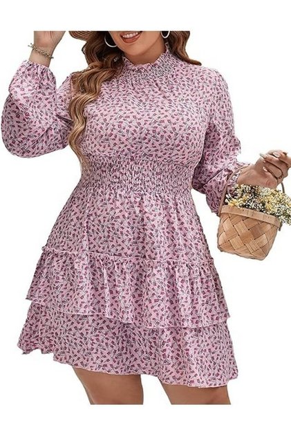 Rochie casual midi cu maneca lunga,