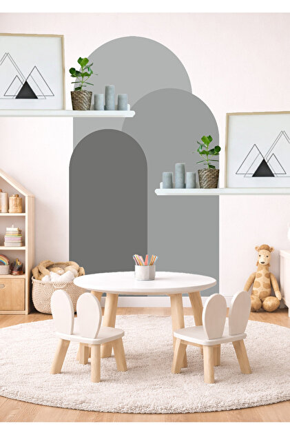 Bohemian Oval 3-Piece Wall Sticker Set