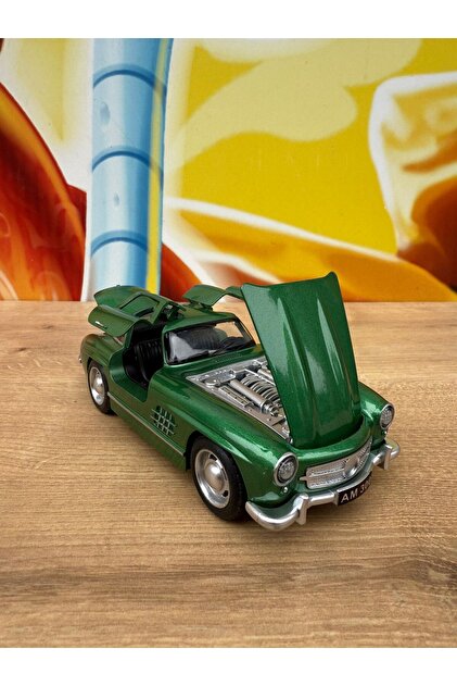 scntoys Mercedes-benz 300 Sl Yeşil 1954 Model Klasik Araba