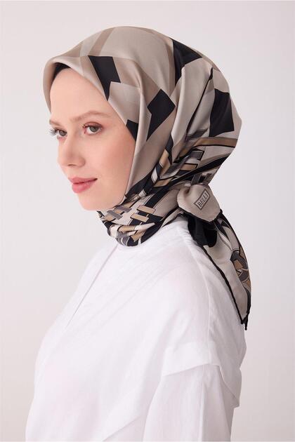 Object Pattern Tivil Silk Scarf 4300D E26Ya4300D01-85