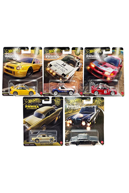 HOT WHEELS Thrill Climbers - Chase'li Set (4+1) - Car Culture