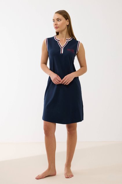 11828 Dark Blue Dress