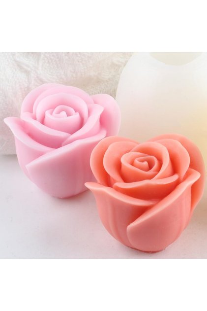 Gül Goncası Silikon Mum Kalıbı